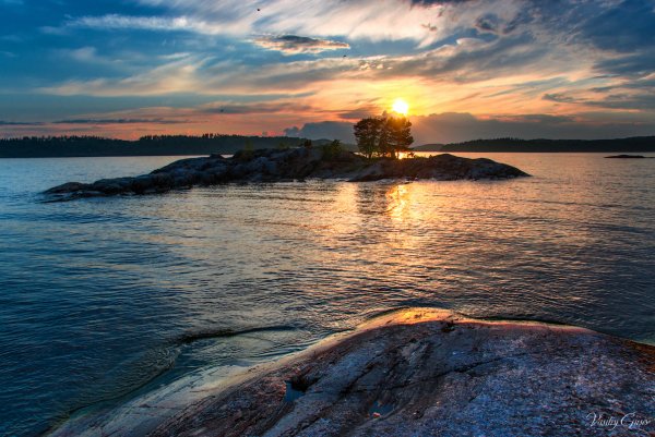 Мыс Владимирский Ладожское озеро