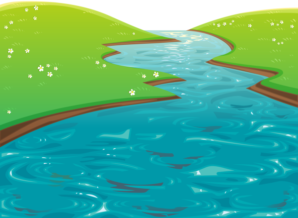 Речка мультяшная