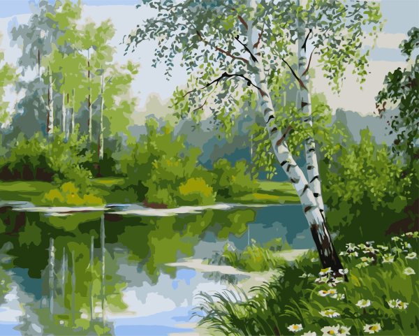 Художник Самарская Елена Михайловна березы