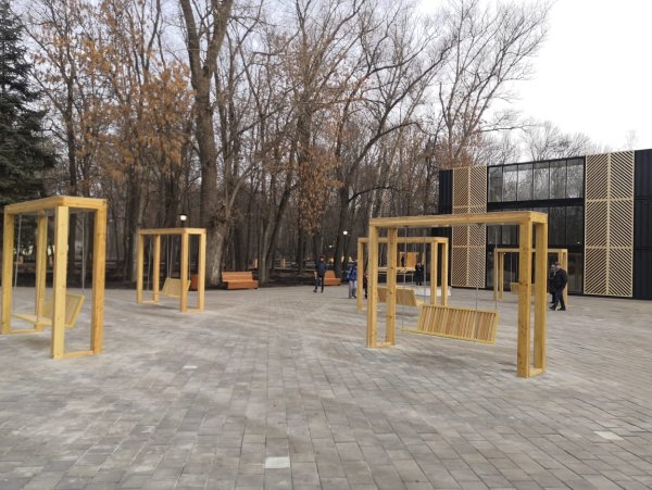 Парк Быханов сад Липецк 2020