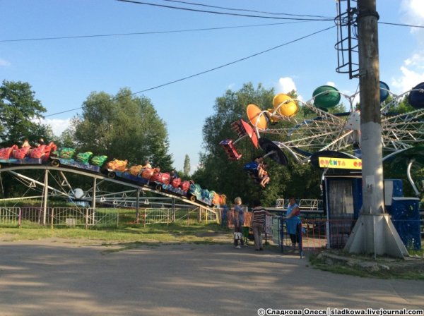 Нижний парк Липецк аттракционы