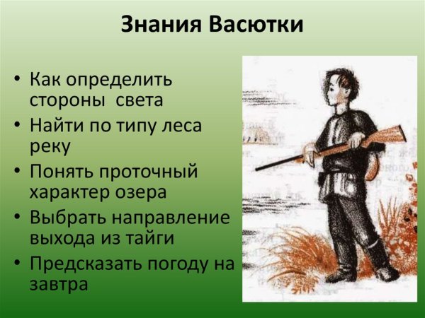 Иллюстрация к рассказу Васюткино озеро
