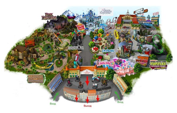 Парк развлечений в Москве с аттракционами остров мечты