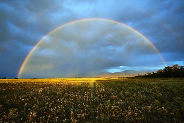 Радуга после дождя