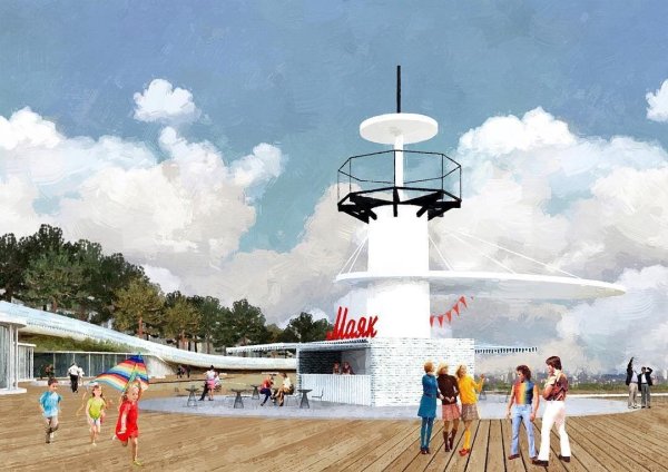 Воронеж парк Дельфин Маяк