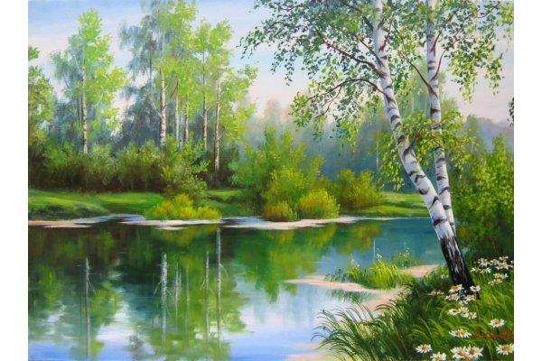 Художник Самарская Елена Михайловна березы
