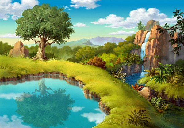 Сказочная река