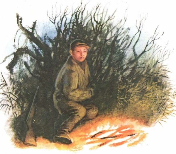 Виктор Астафьев Васюткино озеро иллюстрации