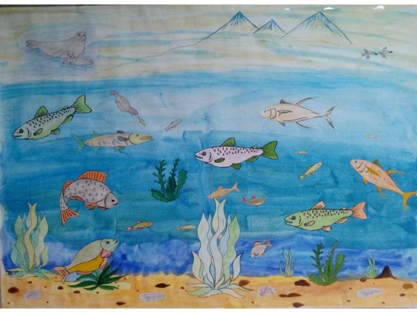 Рисование Байкала для детей