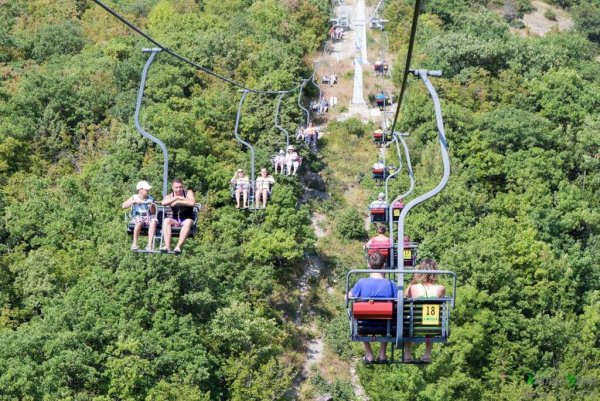 Канатка сафари парк Геленджик