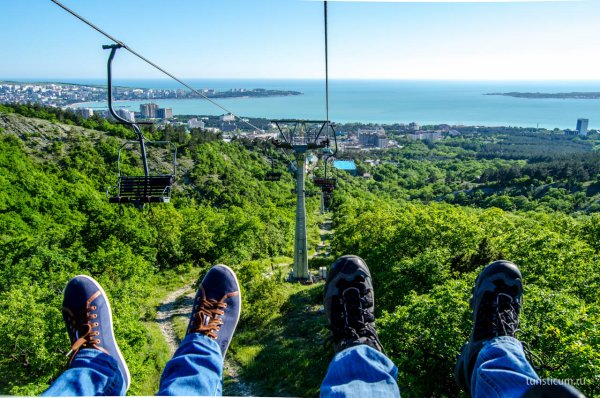 Канатка сафари парк Геленджик