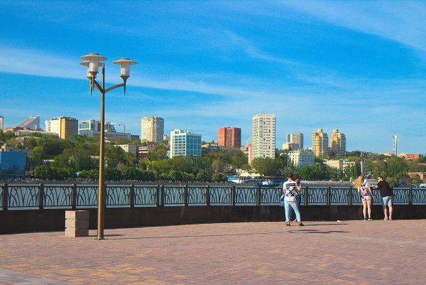 Парк на набережной Ростова-на-Дону