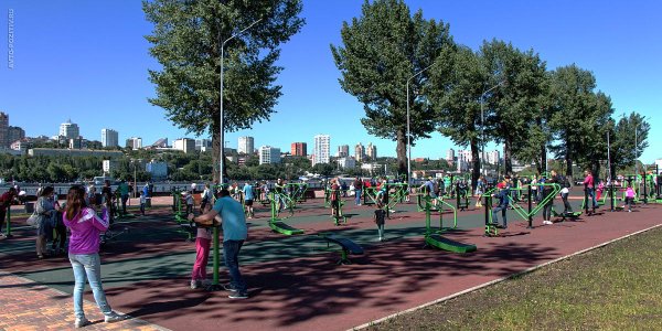 Парк Левобережный Ростов на Дону