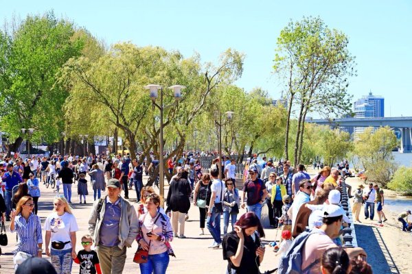 Новый парк в Ростове на Дону на левом берегу