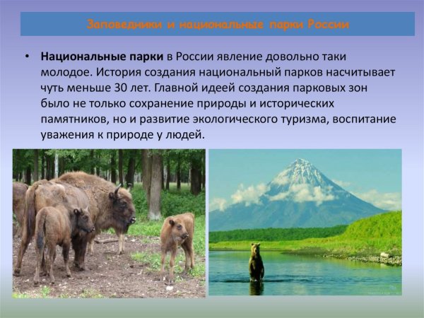 Заповедник нац.парков России