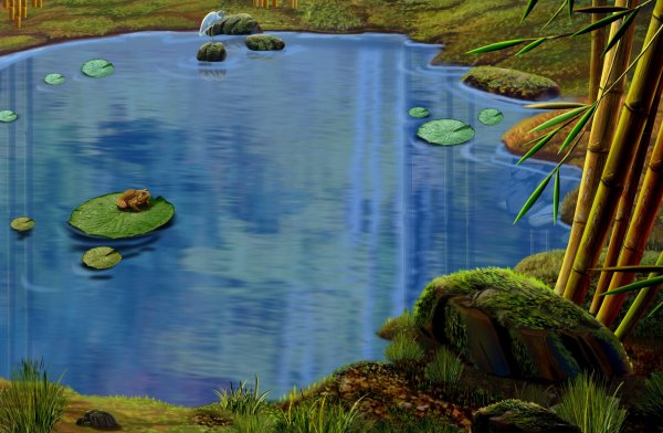 Сказочный пруд