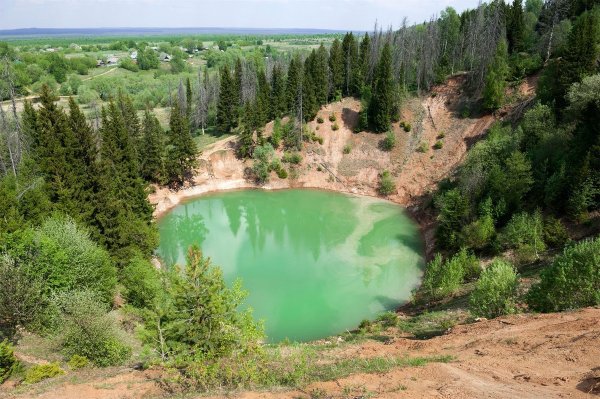 Драконий глаз озеро в Марий Эл