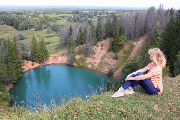 Драконий глаз озеро в Марий Эл