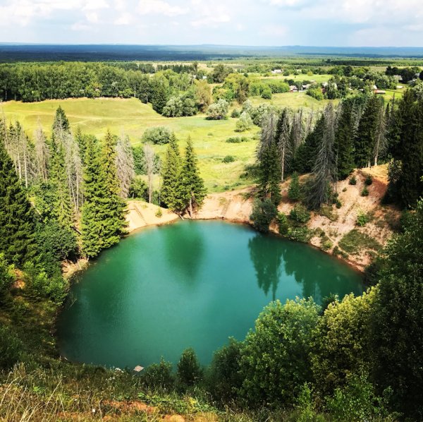 Драконий глаз озеро в Марий Эл
