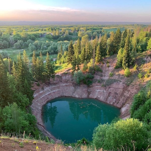 Озеро морской глаз в Марий Эл