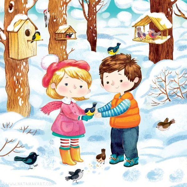 Весенние зимние забавы