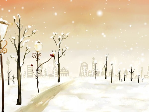 Зима картинки рисунки