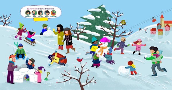 Зимние забавы на английском для детей