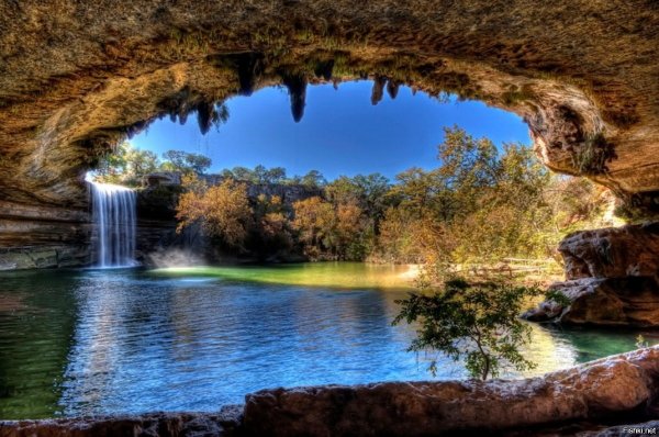 Озеро Гамильтон пул в Техасе