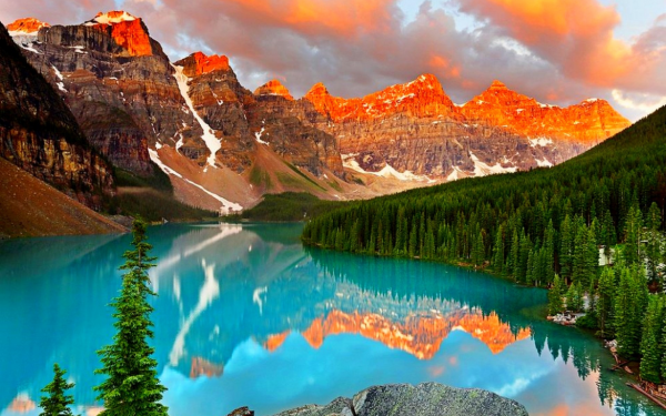 Ледниковое озеро Морейн