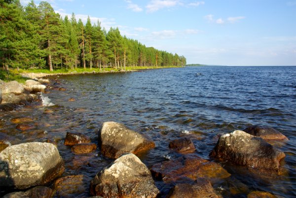 Водоемы Карелии Онежское озеро