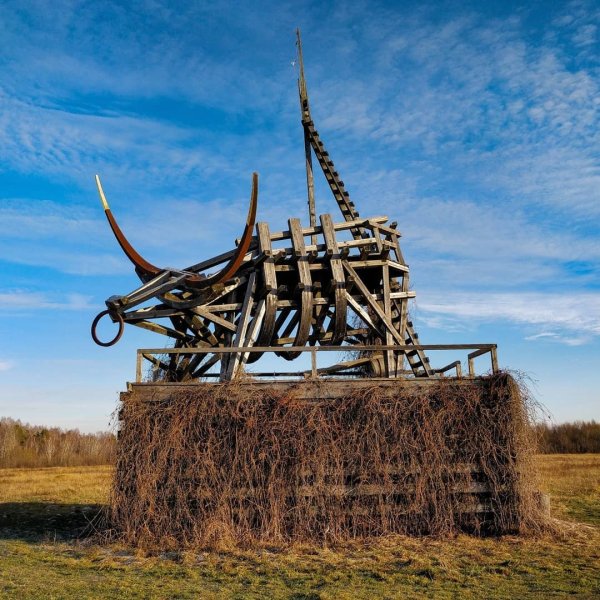 Арт объекты в Калужской области Никола Ленивец