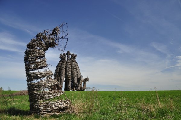 Деревня Никола-Ленивец в Калужской области