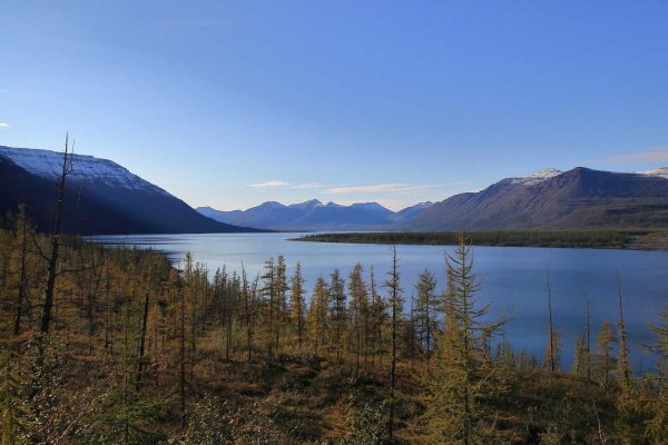 Озеро Капчук плато Путорана