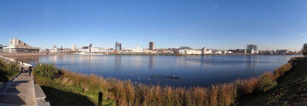 Панорама озера кабан