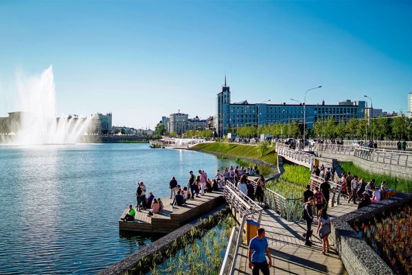 Набережная озера кабан Казань