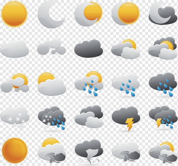 Иконки погодных явлений