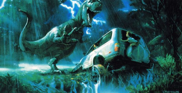 Концепт арт парк Юрского периода 3