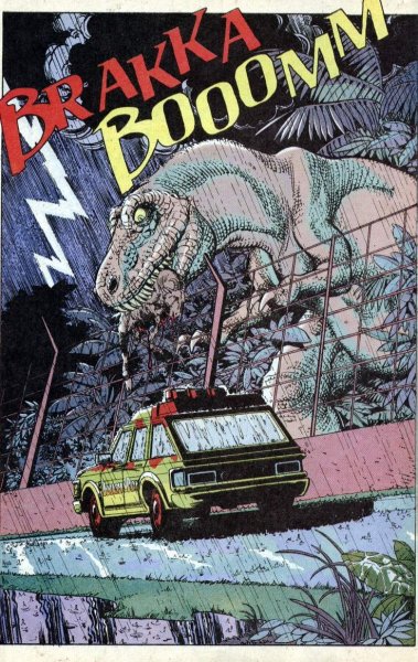 Комиксы парк Юрского периода 1993