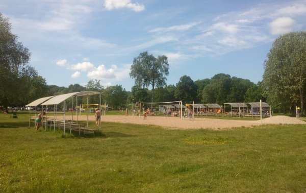 Красное село озеро Безымянное пляж