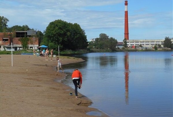 Красное село СПБ озеро Безымянное