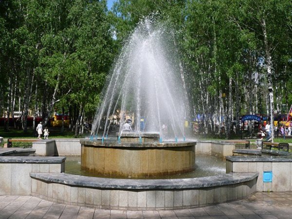 Стерлитамак парк Гагарина фонтан