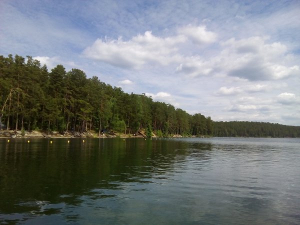 Парк в Малаховке у озера
