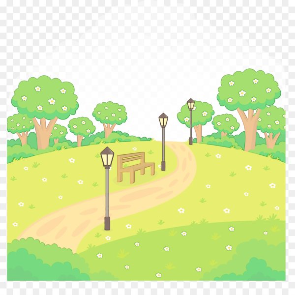 Парк мультяшный