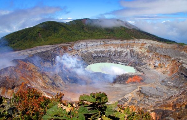 Коста Рики вулкан Поас