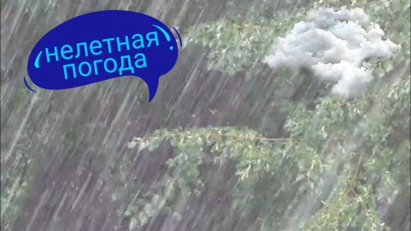 Погодка не лётная дожди