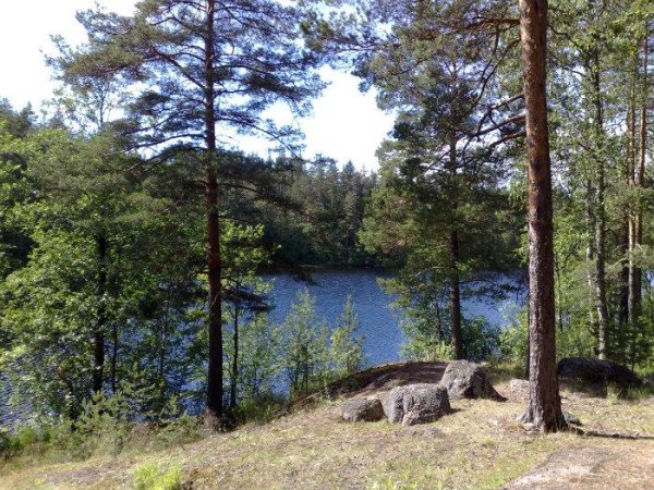 Голубое озеро Каменногорск ЛЕНОБЛАСТЬ