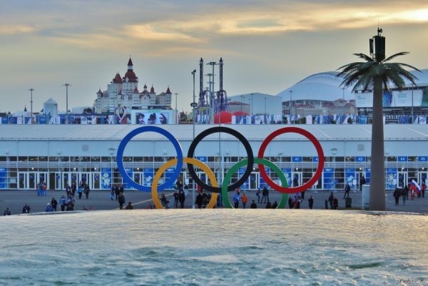 Олимпийский парк Сочи зима