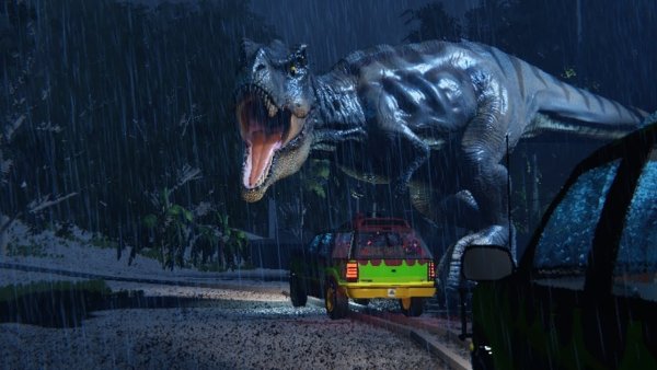 Парк Юрского периода игра Тиранозавр