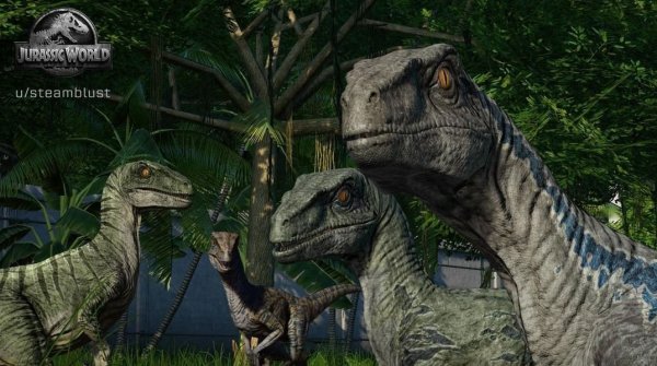 Велоцирапторы мир Юрского периода