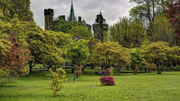 Парк в Англии парк Уэльса